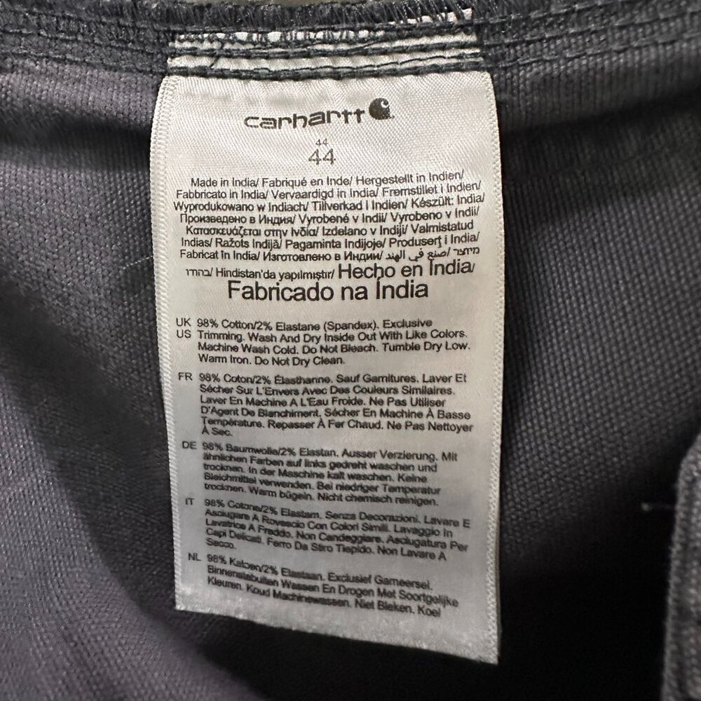 Carhartt Rugged Flex Relaxed Fit Canvas Utility Work Short S: 44" - Picture 4 of 4